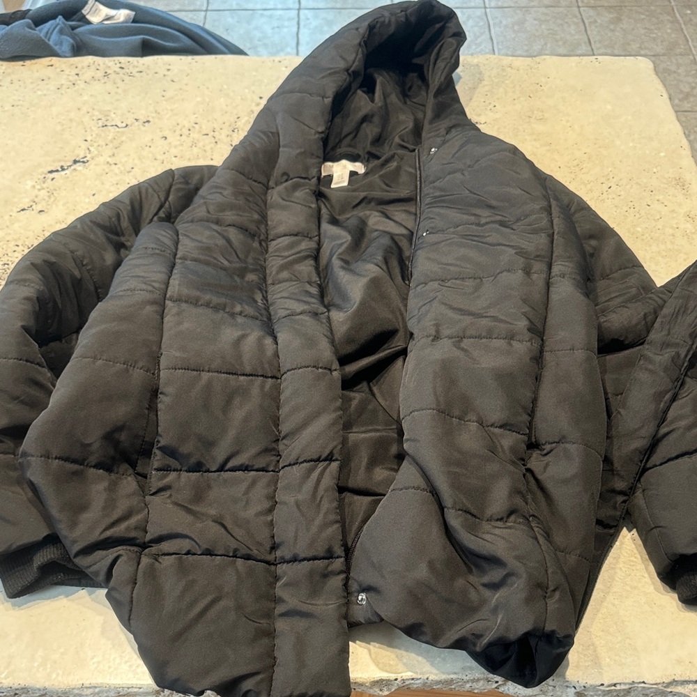 Motherhood Maternity Black Quilted Jacket